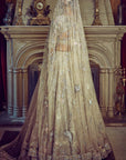 The Autumn Antelope Aged Gold Lehenga