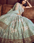 Matsya's Water Lillis Lehenga