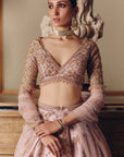The Sona Kora Gulabi Lehenga