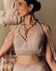 Flamingos of the Wild Lehenga