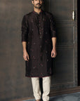 The Bikhra Phoolbagh Brown Kurta Set