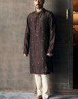 The Bikhra Phoolbagh Brown Kurta Set
