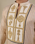 Ivory Kochi Conch Lungi Set