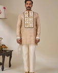 Ivory Kochi Conch Lungi Set
