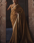 The Amber Roman Silk Saree