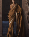 The Amber Roman Silk Saree
