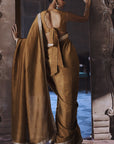 The Amber Roman Silk Saree