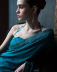 The Emerald Oxford Silk Saree