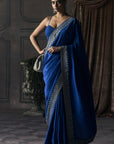 The Cobalt Silk Sirena Saree