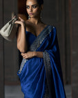 The Cobalt Silk Sirena Saree