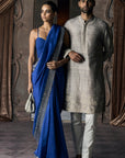 The Cobalt Silk Sirena Saree