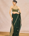 Mehendi Rachke Saree