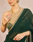 Mehendi Rachke Saree
