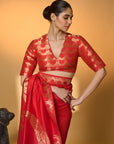 Crimson Tijila Saree