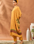 Yellow Spades Blossom Kurta Set