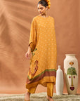 Yellow Spades Blossom Kurta Set