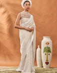 Ivory All Fours Saree