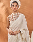Ivory All Fours Saree