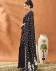 Black All Fours Saree