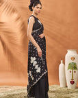 Black All Fours Saree