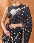 Black All Fours Saree