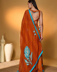 Saffron Sky Striped Lehenga Set