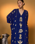 Electric Blue All Charms Kaftan
