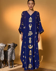 Electric Blue All Charms Kaftan