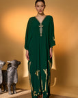 Green Palm Tress Kaftan