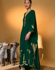 Green Palm Tress Kaftan