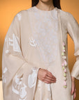 Rose Blushing Sharara Set