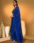 Heart of Eden on Ocean Haze Anarkali Set