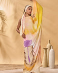 Glazing Symphony Asymmetrical Kaftan