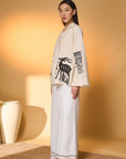 Ivory Noir Stag Co-Ord Set