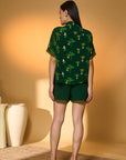 Green Tropical Shirt Set