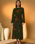 Olive Green Chirpy Dress