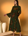 Olive Green Chirpy Dress