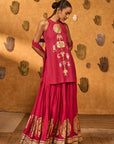 Raspberry Moonfish Skirt Set