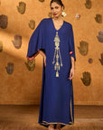 Sapphire Tribal Whisper Kaftan