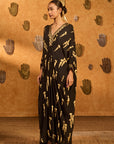 Black Cherry Vine Kaftan