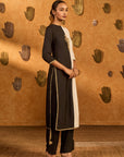 Black Ying Yang Kurta Set
