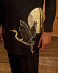 Black Crane Dawn Kurta Set