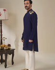 Midnight blue Astral Arch Kurta Set