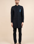 Midnight Blue Bandhgala