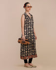Midnight Blue - Ivory Tunic