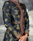 Midnight Blue Jacket Set | Baroda