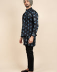 Midnight Blue Nehru Jacket