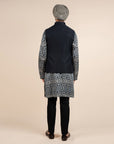Midnight Blue Nehru Jacket