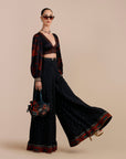Midnight Blue Sharara Set