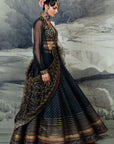 Midnight Blue Skirt Set | Baroda